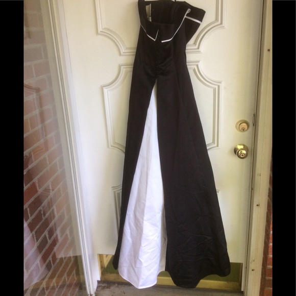 Private Collection Prom Formal tuxedo gown Size 10 - Picture 2 of 3